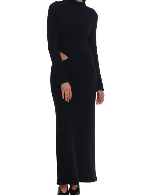 Чёрное платье OLENICH: фото 3 - Invogue