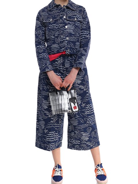 Оранжевые сникерсы KENZO: фото 2 - Invogue