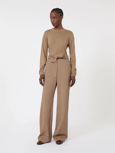 Світло-коричневий светр Max Mara з кашемірової пряжі: фото 1 - Invogue