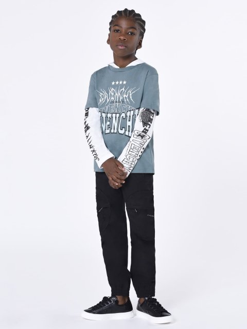 Чорні штани GIVENCHY KIDS : фото 3 - Invogue
