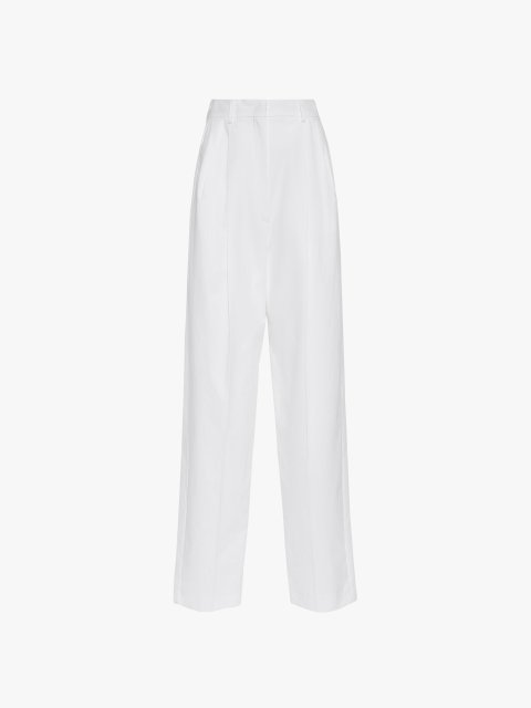 Білі брюки Sportmax широкі: фото - Invogue