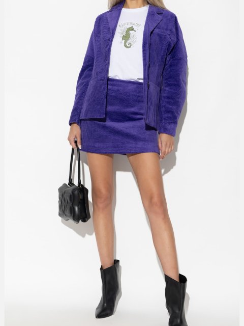 Фіолетовий жакет GANNI : фото 4 - Invogue