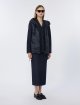 Темно-синій жилет MAX MARA з капюшоном: фото 1 - Invogue