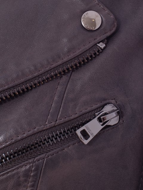 Куртка шкіряна Marc Cain (2702): фото 7 - Invogue