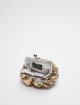 Бежевая сумка WEEKEND ACCESSORIES: фото 4 - Invogue