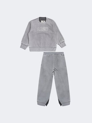 Сірий костюм MM6 Maison Margiela з бавовни: фото - Invogue