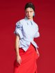 Синя сорочка Pushbutton бавовни: фото 1 - Invogue