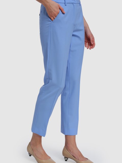 Голубые брюки WEEKEND MAX MARA: фото 3 - Invogue