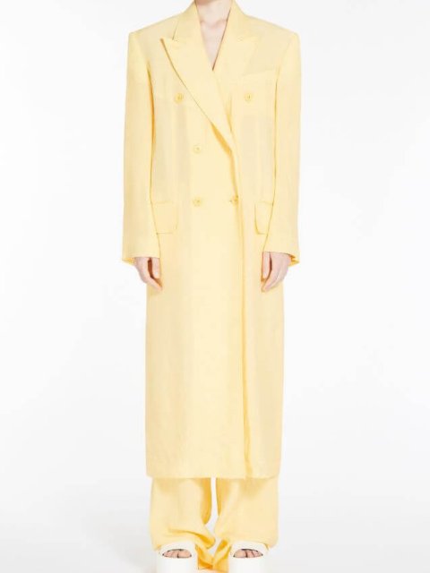 Жовте пальто SPORTMAX : фото 1 - Invogue