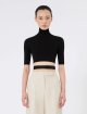 Чорний топ Max Mara з суміші віскози: фото 2 - Invogue