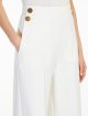 Білі брюки Max Mara палаццо: фото 4 - Invogue