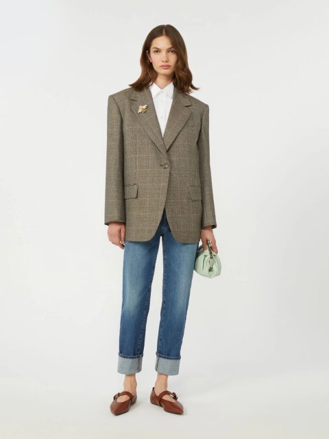 Сині джинси WEEKEND MAX MARA прямого крою: фото 1 - Invogue