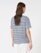 Темно-синяя футболка Weekend Max Mara из льна и эластана: фото 3 - Invogue