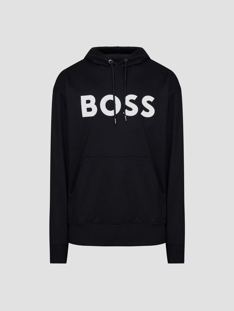 Черное худи BOSS: фото - Invogue