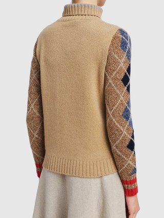 Кремовый свитер WEEKEND MAX MARA: фото 3 - Invogue
