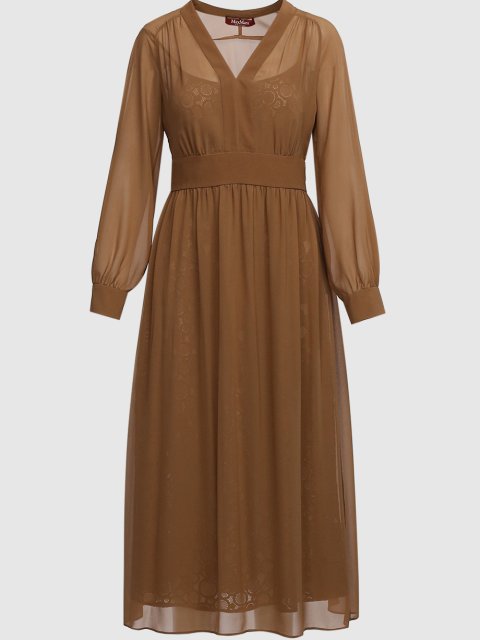 Коричнева сукня MAX MARA : фото - Invogue