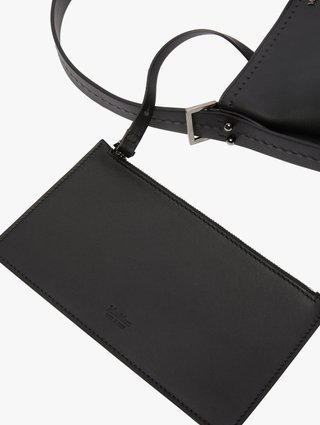 Чорна сумка MAX MARA зі шкіри: фото 6 - Invogue