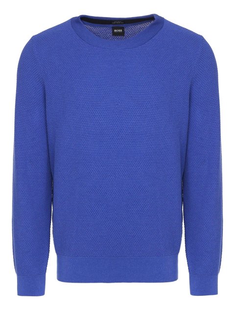 Синий свитер BOSS: фото - Invogue