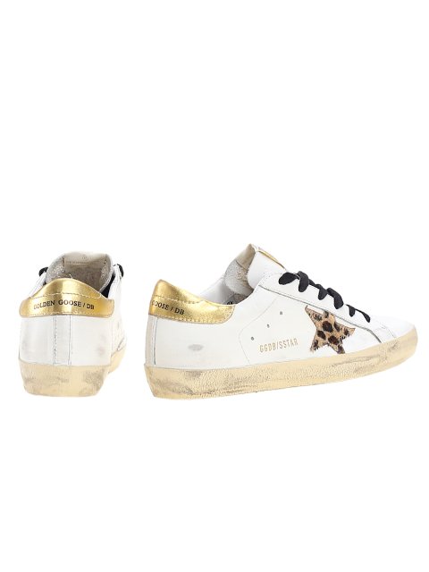 Белые сникерсы GOLDEN GOOSE: фото 5 - Invogue