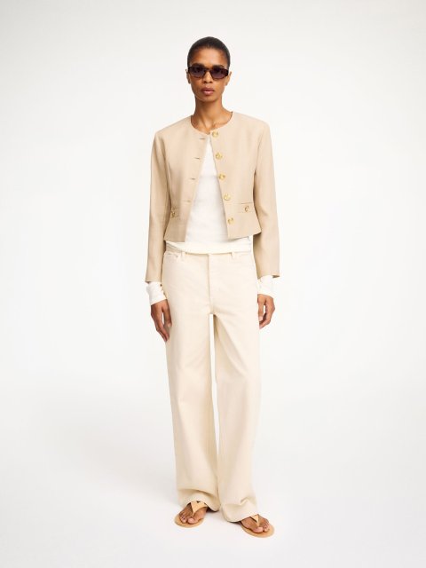 Бежевий жакет BY MALENE BIRGER однбортний: фото 1 - Invogue