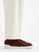 Коричневі кеди ZEGNA замшеві: фото 1 - Invogue