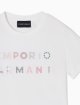Футболка з бавовняного джерсі Emporio Armani Kids: фото 1 - Invogue