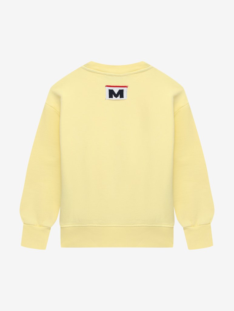 Жёлтая кофта MSGM из хлопка: фото 1 - Invogue