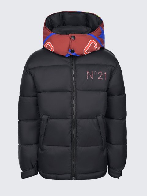 Чорна куртка  № 21 KIDS : фото - Invogue