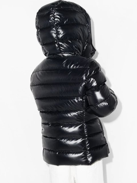 Чёрная куртка MONCLER ENFANT: фото 2 - Invogue