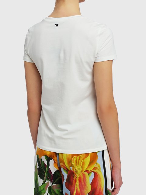 Белая футболка WEEKEND MAX MARA: фото 4 - Invogue