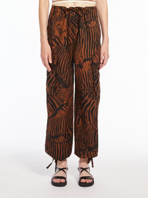 Коричневі брюки WEEKEND MAX MARA : фото 1 - Invogue