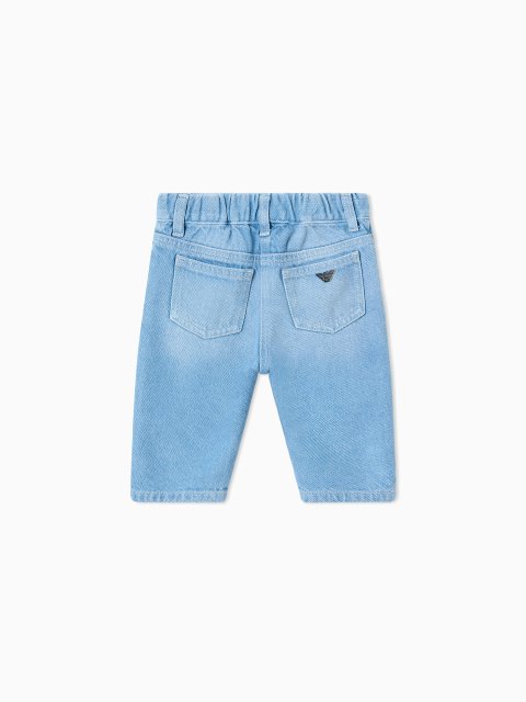 Дитячі джинси з деніму з ліоцелом Emporio Armani Kids: фото 1 - Invogue