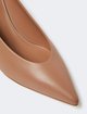 Пудровые туфли Weekend Max Mara из кожи: фото 2 - Invogue