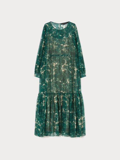 Зелена сукня Marina Rinaldi з бавовни та шовку: фото - Invogue