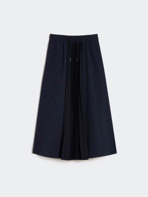 Темно-синяя юбка Weekend Max Mara расклешенного кроя: фото - Invogue