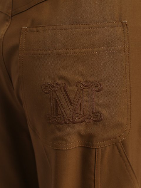 Коричневі брюки MAX MARA : фото 4 - Invogue