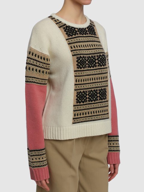 Розовый свитер MAX MARA: фото 3 - Invogue