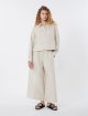 Кремові укорочені брюки Weekend Max Mara з льону: фото 1 - Invogue