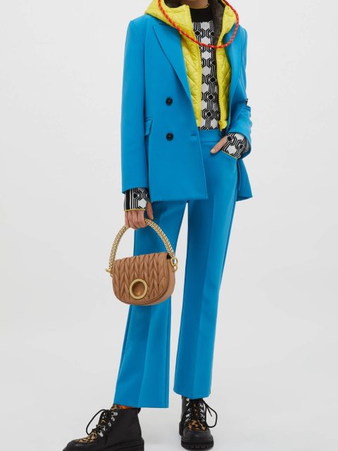 Бирюзовые брюки MAX&CO: фото 4 - Invogue