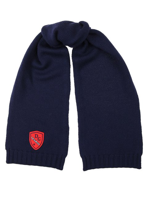 Синий шарф DOLCE&GABBANA KIDS: фото - Invogue