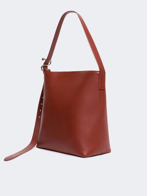 Красная сумка SPORTMAX из кожи: фото 2 - Invogue