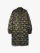 Зелений пуховик MAX MARA стьобаний: фото - Invogue