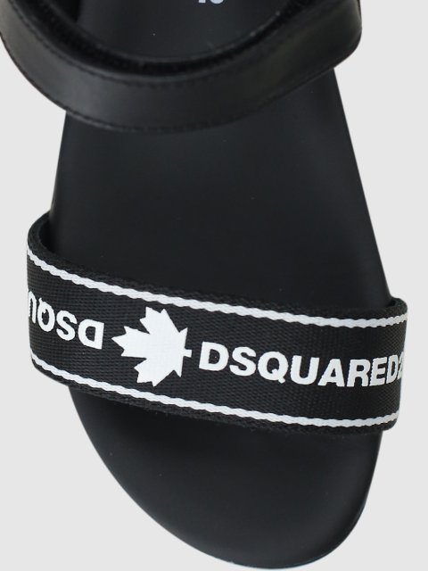 Чёрные босоножки DSQUARED KID: фото 3 - Invogue