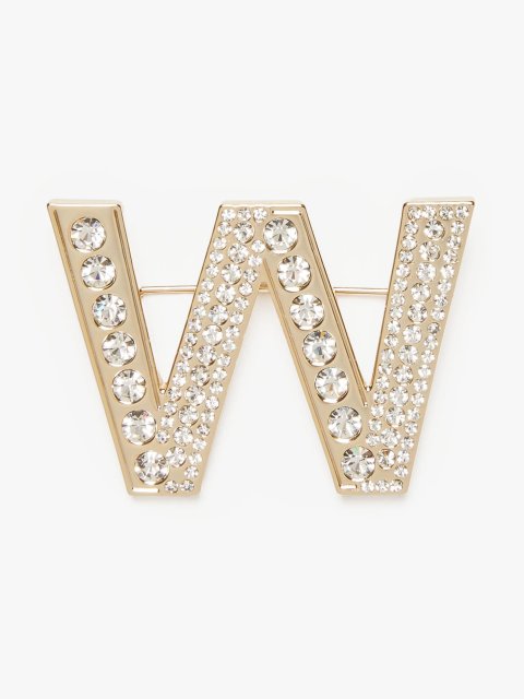 Брошь WEEKEND ACCESSORIES со стразами: фото - Invogue