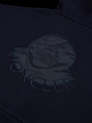 Синие кофта, брюки MONCLER ENFANT: фото 3 - Invogue