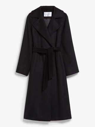 Чорне пальто manuella MAX MARA: фото - Invogue