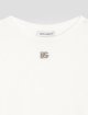 Біла футболка DOLCE&GABBANA з логотипом: фото 3 - Invogue