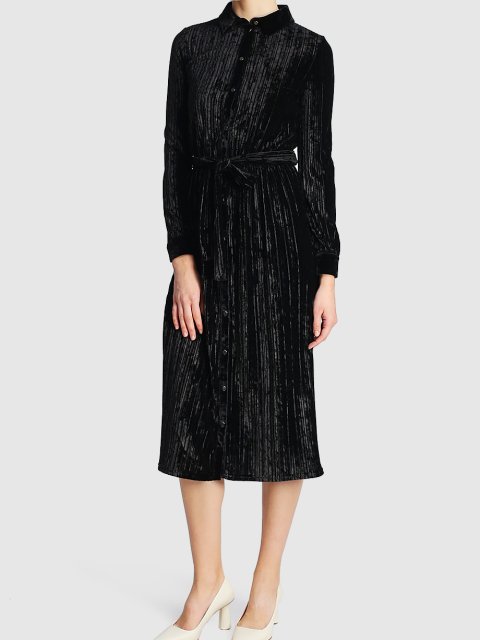 Чёрное платье MAX&CO: фото 1 - Invogue