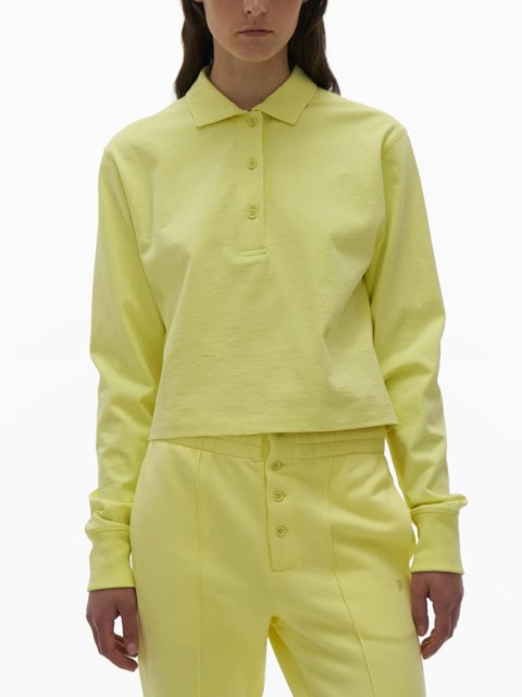 Жёлтая рубашка HELMUT LANG: фото 1 - Invogue