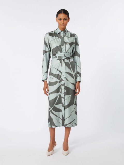 Сукня з принтом Max Mara з шовку: фото 2 - Invogue